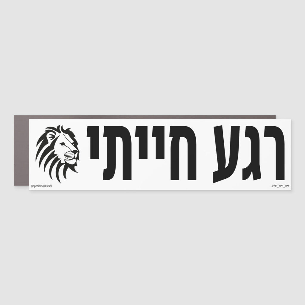 מגנט רגע חייתי ליום חיות הפרא: אריה חייתי בעל רעמה מפוארת, בוחן ביסודיות את היעד הבא שלו, רגע לפני שייכנס לפעולה.